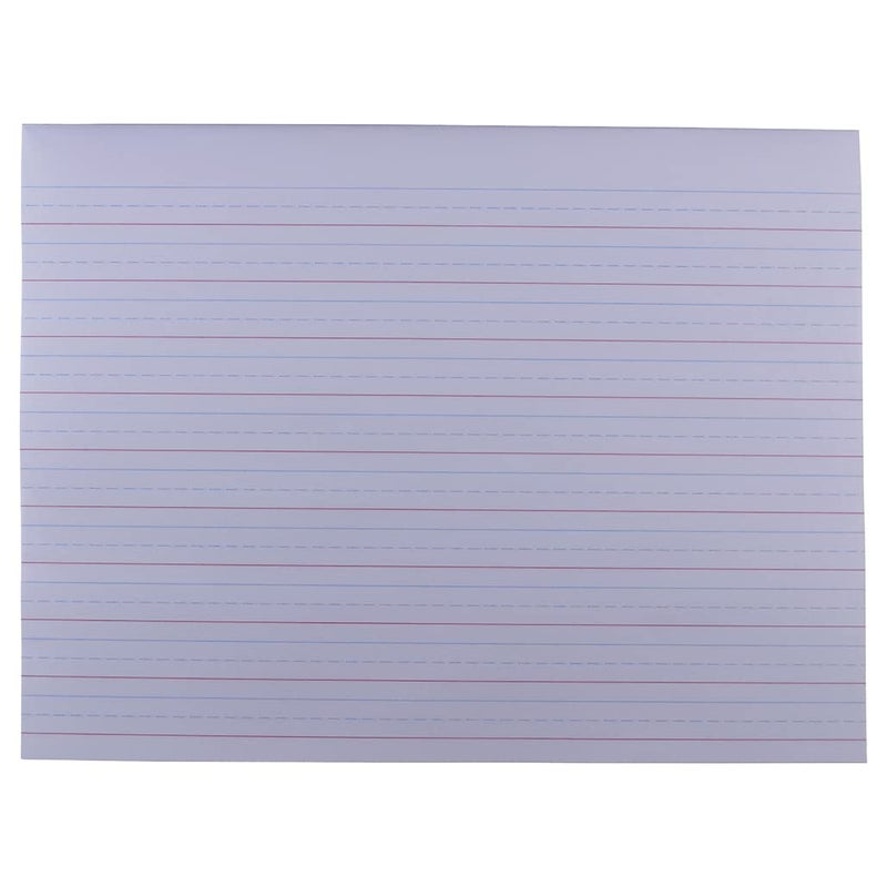 Top Flight Multi-Method 3rd Grade Primary Tablet, 1/2 Inch Ruling, Bond Paper, 11 x 8.5 Inches, 40 Sheets (56419), White - Image 3